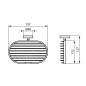 Ideal Standard IOM - Porte-savon en fil métallique avec support, noir soyeux A9112XG