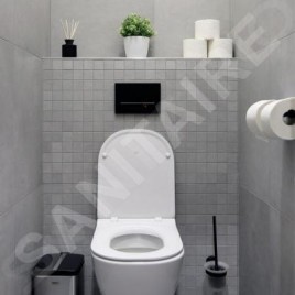 Sanela Poubelles en inox - Poubelle en inox, 6 litres, mat SLZN 78X