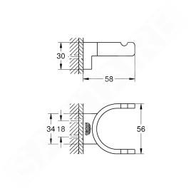 Grohe Selection - Crochet double, supersteel 41049DC0