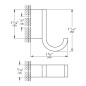 Grohe Selection - Crochet, nickel brossé 41039EN0