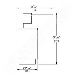 Grohe Selection - Distributeur de savon liquide, verre/nickel poli 41028BE0