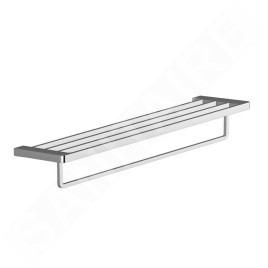 Ravak 10° - Étagère avec porte-serviettes, 630 mm, chrome X07P327