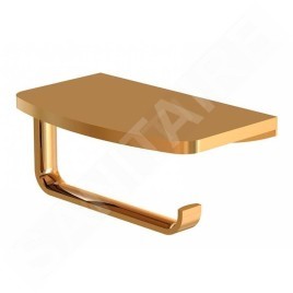 Steinberg 450 - Porte-papier toilette avec étagère, or rose 450 2820 RG