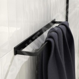 Steinberg 450 - Porte-serviettes, longueur 608mm, noir mat 450 2600 S