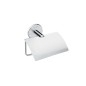Laufen Cana - Porte-papier de toilette avec couvercle, chrome H3841320040011