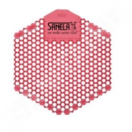 Sanela Accessoires - Filtre parfumé pour urinoir kiwi/pamplemousse, rouge SLA 11A