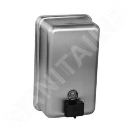 Sanela Accessoires en inox - Distributeur de savon liquide, volume de 1,2 l, inox SLZN 39