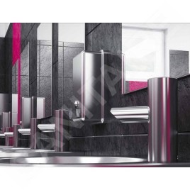 Sanela Accessoires en inox - Distributeur de savon liquide, volume de 1,2 l, inox SLZN 39