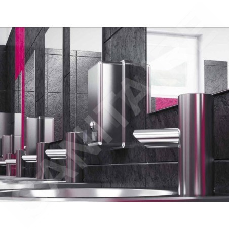 Sanela Accessoires en inox - Distributeur de savon liquide, volume de 1,2 l, inox SLZN 39