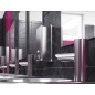 Sanela Accessoires en inox - Distributeur de savon liquide, volume de 1,2 l, inox SLZN 39