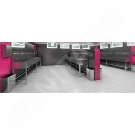 Sanela Accessoires en inox - Distributeur de serviettes en papier, inox mat SLZN 20