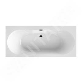 Villeroy & Boch Oberon 2.0 - Baignoire 1700x750x470 mm, Quaryl, blanc UBQ170OBR2DV-01