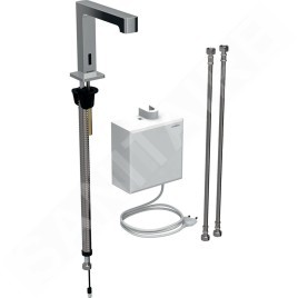 Geberit Brenta - Mitigeur de lavabo thermostatique électronique, alimentation secteur, chrome 116.177.21.1