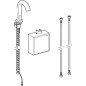 Geberit Piave - Mitigeur de lavabo thermostatique électronique, alimentation depuis pile, chrome 116.168.21.1