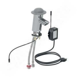 Geberit Bambini - Mitigeur lavabo électronique, enfant, alimentation secteur, chrome brillant 116.209.21.1
