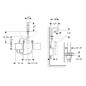 Geberit Piave - Mitigeur de lavabo thermostatique électronique, alimentation secteur, easy to clean, inox brossé 116.167.SN.1