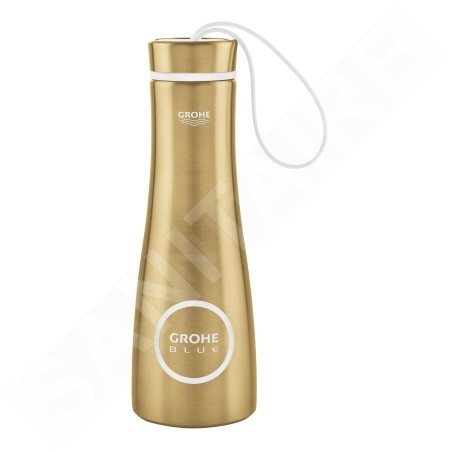 Grohe Blue Home - Bouteille thermo, 450 ml, Cool Sunrise brossé 40848GN0
