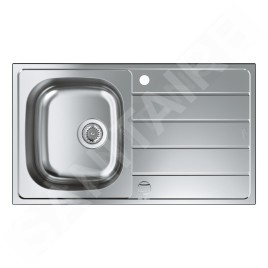 Grohe Éviers - Évier K200 avec garniture de vidage automatique, 860x500 mm, inox brossé 31552SD1