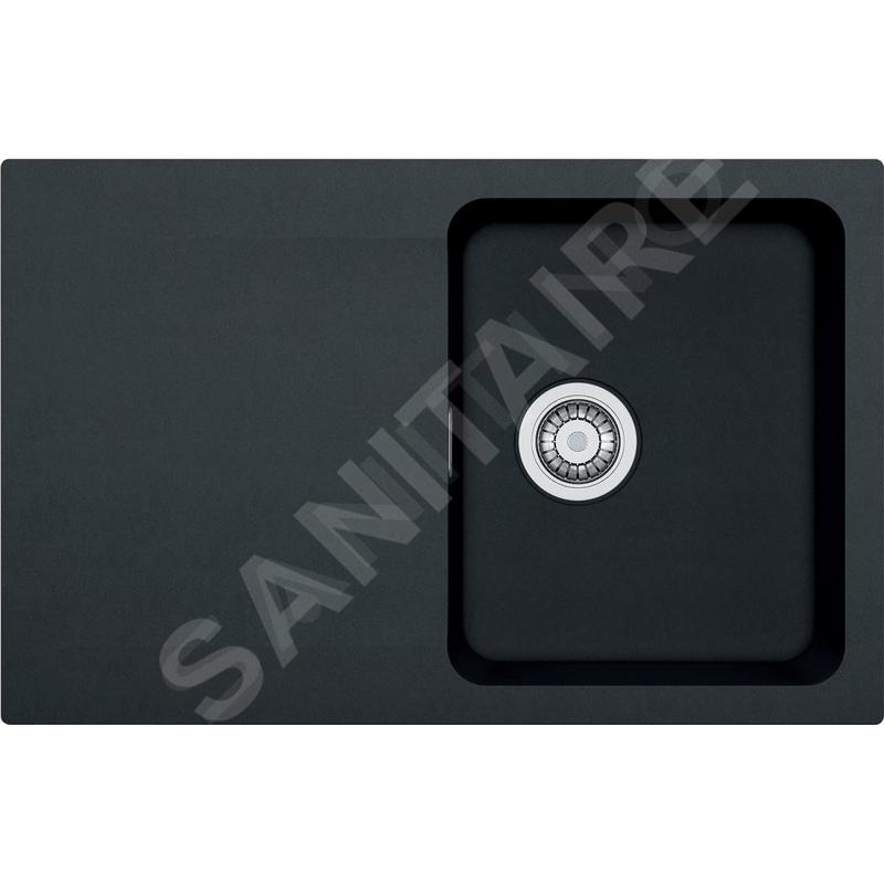Franke Orion - Évier en tectonite OID 611-78, 780x500 mm, noir 114.0288.588