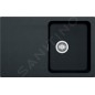 Franke Orion - Évier en tectonite OID 611-78, 780x500 mm, noir 114.0288.588