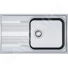 Franke Smart - Évier en inox SRX 611-86 LB, 860 x 500 mm, siphon 101.0395.055