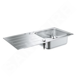 Grohe Éviers - Évier K500 avec garniture de vidage automatique, 1000x500 mm, inox brossé 31563SD1