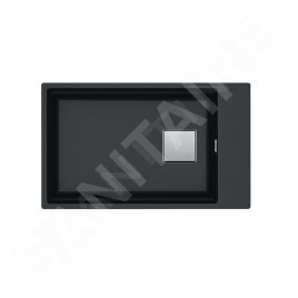 Franke Kubus 2 - Évier en fragranit KNG 110-62, 760x460 mm, onyx 125.0512.515