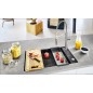 Franke Kubus 2 - Évier en fragranit KNG 110-62, 760x460 mm, onyx 125.0512.515