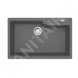 Franke Urban - Évier en fragranit UBG 610-78, 78x50 cm, pierre grise 114.0700.094