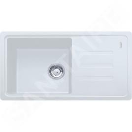Franke Malta - Évier en fragranit BSG 611-78/39, 780x435 mm, blanc artic 114.0440.907