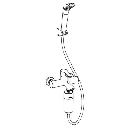 Philips Douches - Filtre pour robinet de douche, blanc d'ivoire AWP1775/10
