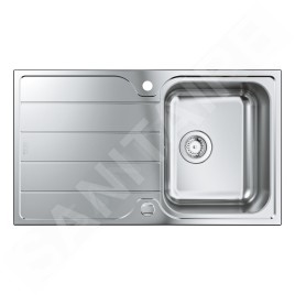 Grohe Éviers - Évier K500 avec garniture de vidage automatique, 860x500 mm, inox brossé 31571SD1