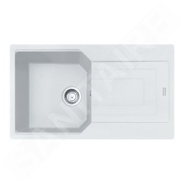 Franke Urban - Évier en fragranit UBG 611-86, 860x500 mm, blanc arctique 114.0700.109