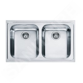 Franke Logica - Évier en inox LLX 620, 790x500 mm 101.0199.870