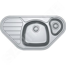 Franke Spark - Évier SKX 651 E, 960x500 mm, inox 101.0617.552