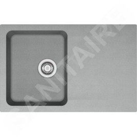 Franke Orion - Évier en tectonite  OID 611-78, 780 x 500 mm, gris 114.0395.184