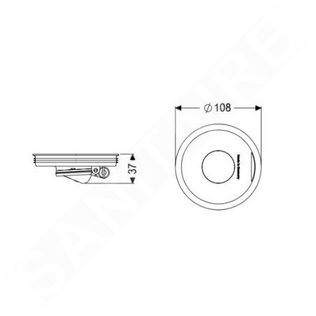 Kessel Accessoires - Bouchon anti-odeur Multistop, diamètre 108 mm 43500