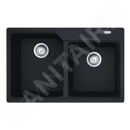 Franke Urban - Évier en fragranit UBG 611-78, 780x500 mm, noir mat 114.0700.117