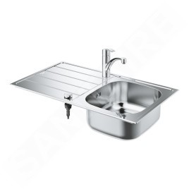 Grohe Éviers - Ensemble évier K200 et mitigeur Eurosmart, inox brossé / chrome 31565SD1