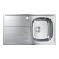 Grohe Éviers - Ensemble évier K200 et mitigeur Eurosmart, inox brossé / chrome 31565SD1
