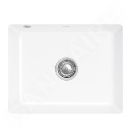 Villeroy & Boch Subway 60 - Évier en céramique 55x44 cm, CeramicPlus, Stone White 331001RW