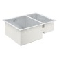Grohe Éviers - Évier K700 avec garniture de vidage, 595x450 mm, inox brossé 31577SD1
