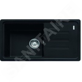 Franke Malta - Évier en fragranit BSG 611-78 / 39, 780x435 mm, noir mat 114.0661.516