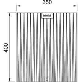 Franke Accessoires - ALL-IN Tapis de pliage en silicone, gris 133.0655.232