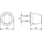 Hansa Supports - Support de douche, chrome 04430100