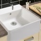 Villeroy & Boch Éviers - Évier en céramique 630x595 mm avec vidage, CeramicPlus, blanc alpin 632061R1