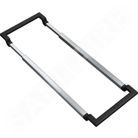 Franke Accessoires - ALL-IN Rail télescopique, plastique noir / inox 133.0655.059