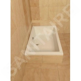 Polysan Deep - Receveur de douche profond, 1100x900x260 mm, blanc 72363