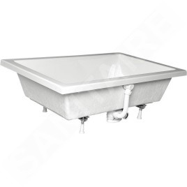 Polysan Deep - Receveur de douche profond, 1100x900x260 mm, blanc 72363