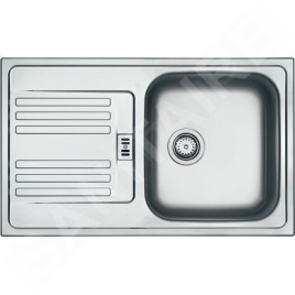 Franke Euroform - Évier en inox EFL 614-78, 780x475 mm, structure tissée 101.0684.387